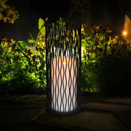 LED Iluminación decorativa de exterior NYBORG LED/2xAA 35 cm IP44 blanco cálido
