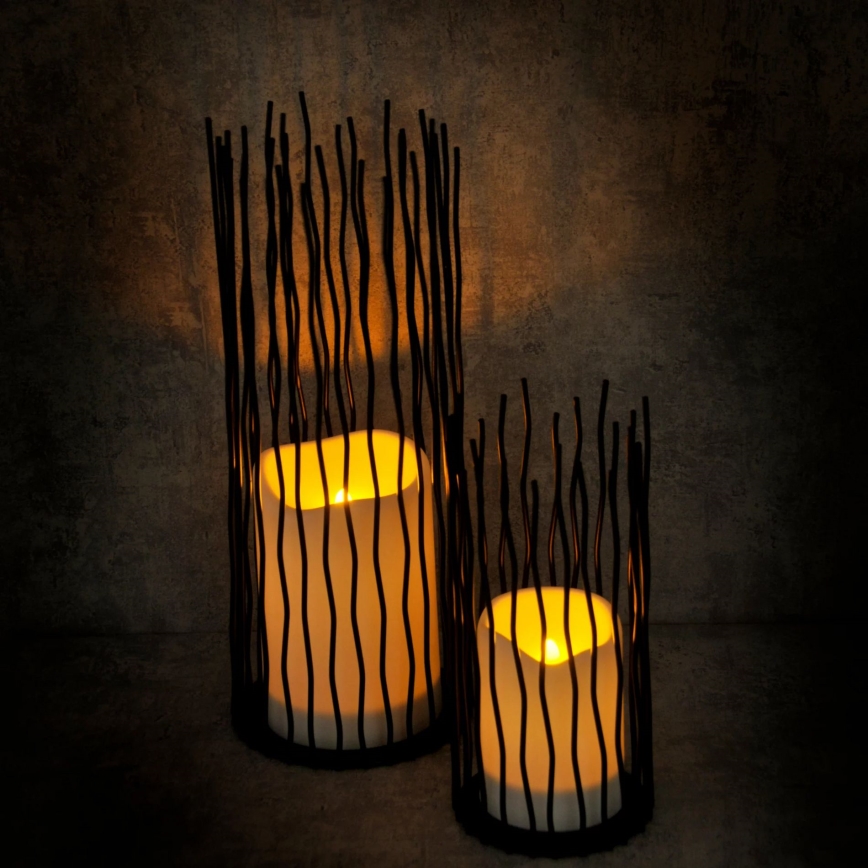 LED Iluminación decorativa de exterior NYBORG LED/2xAA 35 cm IP44 blanco cálido