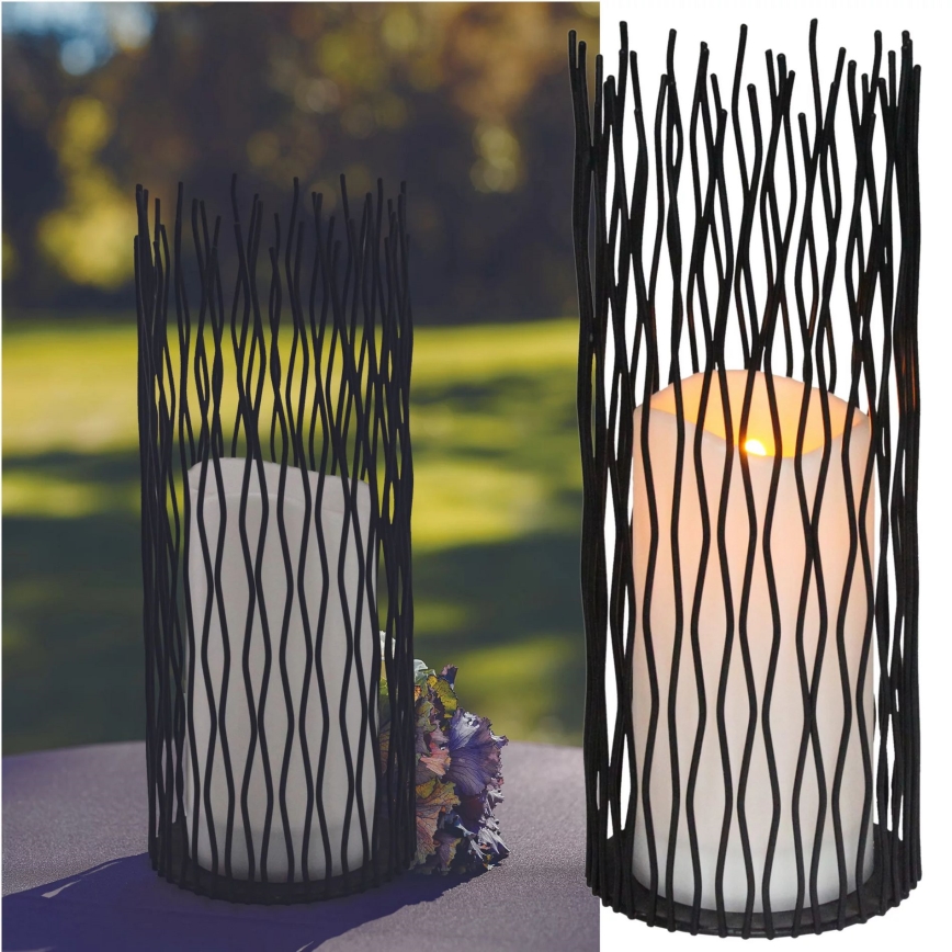LED Iluminación decorativa de exterior NYBORG LED/2xAA 35 cm IP44 blanco cálido
