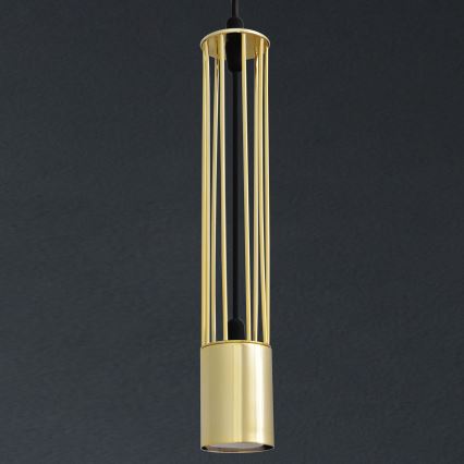 LED Lámpara colgante BARS 1xGU10/4,8W/230V dorado