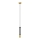LED Lámpara colgante BARS 1xGU10/4,8W/230V negro/dorado