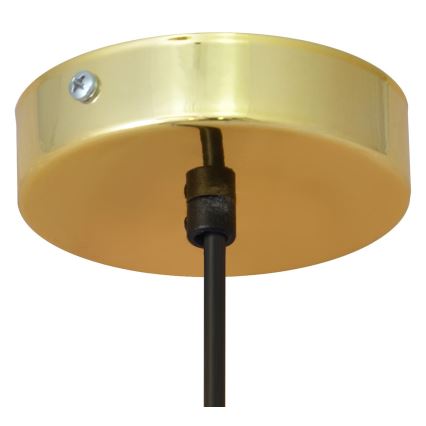 LED Lámpara colgante BARS 1xGU10/4,8W/230V negro/dorado