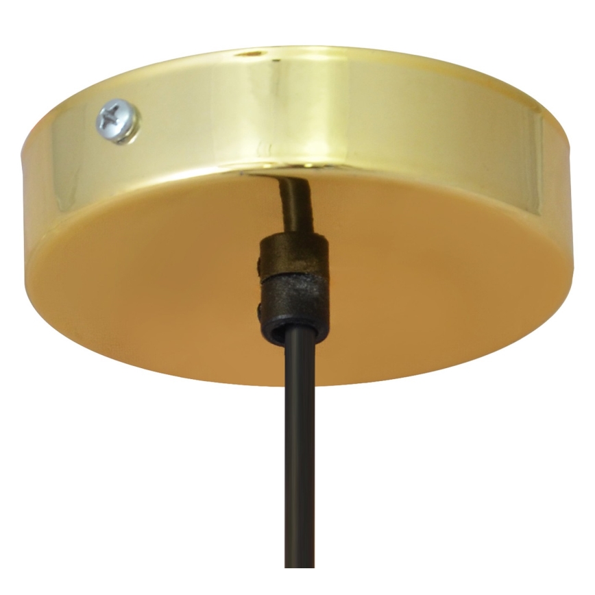 LED Lámpara colgante BARS 1xGU10/4,8W/230V negro/dorado