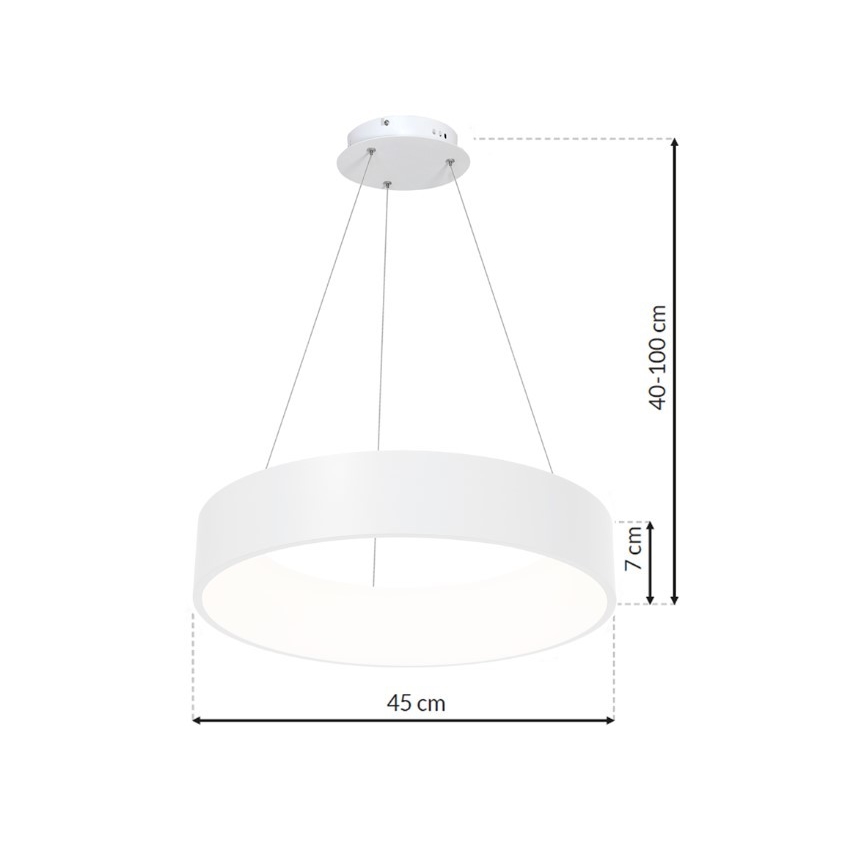 LED Lámpara colgante OHIO LED/24W/230V
