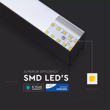 LED Lámpara colgante SAMSUNG CHIP LED/40W/230V 3000K