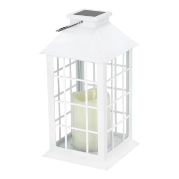 LED Lámpara colgante solar LED/0,02W/1,2V 1xAA 2700K IP44 200 mAh blanco