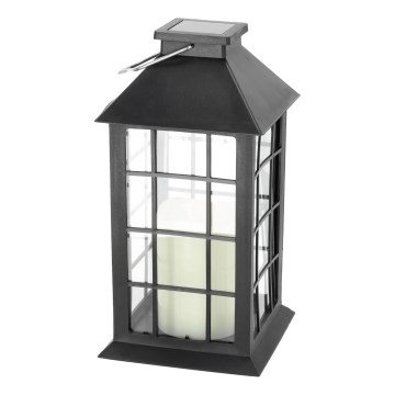 LED Lámpara colgante solar LED/0,02W/1,2V 1xAA 2700K IP44 200 mAh negro