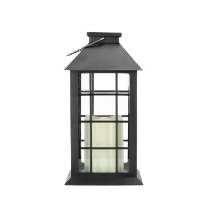LED Lámpara colgante solar LED/0,02W/1,2V 1xAA 2700K IP44 200 mAh negro