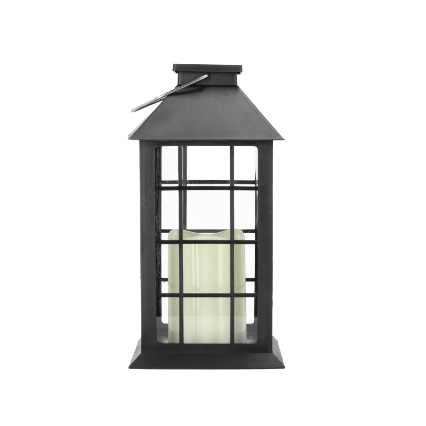 LED Lámpara colgante solar LED/0,02W/1,2V 1xAA 2700K IP44 200 mAh negro