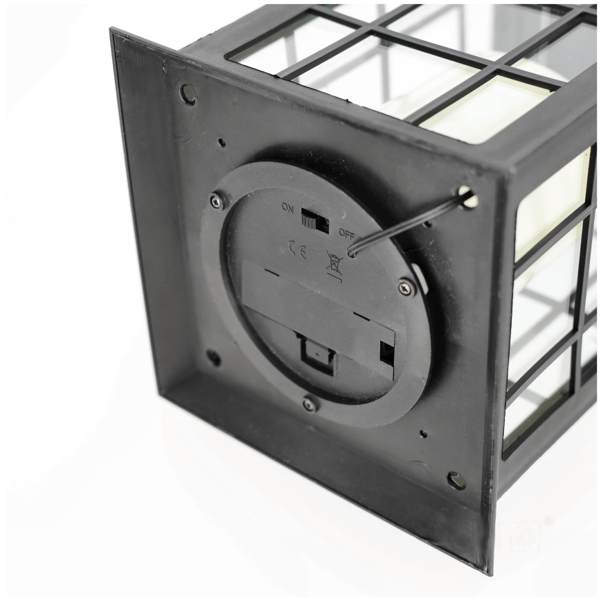 LED Lámpara colgante solar LED/0,02W/1,2V 1xAA 2700K IP44 200 mAh negro