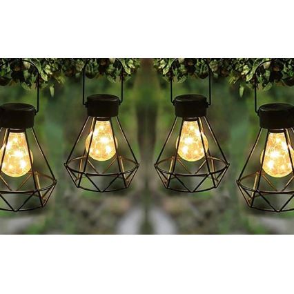 LED Lámpara colgante solar LED/0,1W/1,2V 600 mAh diá. 13 cm