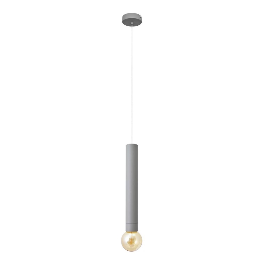LED Lámpara colgante TUBA 1xGU10/20W/230V gris
