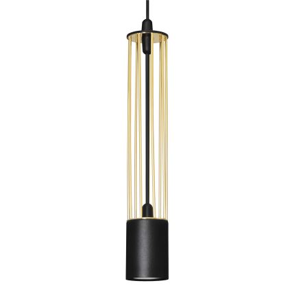 LED Lámpara de araña BARS 3xGU10/4,8W/230V negro/dorado