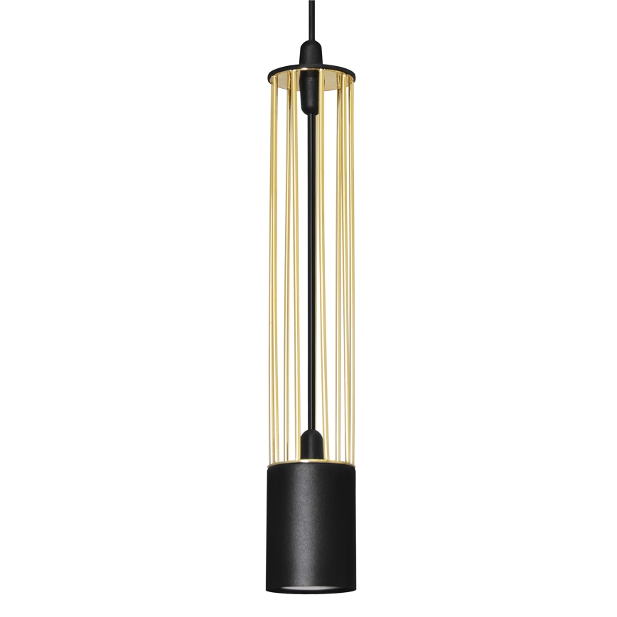 LED Lámpara de araña BARS 3xGU10/4,8W/230V negro/dorado