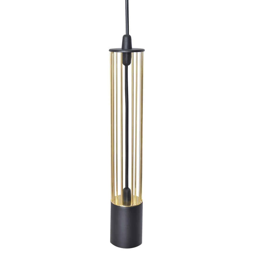 LED Lámpara de araña BARS 3xGU10/4,8W/230V negro/dorado