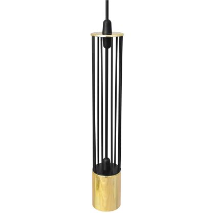 LED Lámpara de araña de cable BARS 3xGU10/4,8W/230V negro/dorado