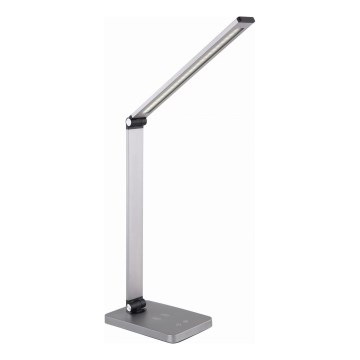 LED Lámpara de mesa con cargador inalámbrico LED/10W/230V 3000/4000/4500/5000/6000K cromo mate