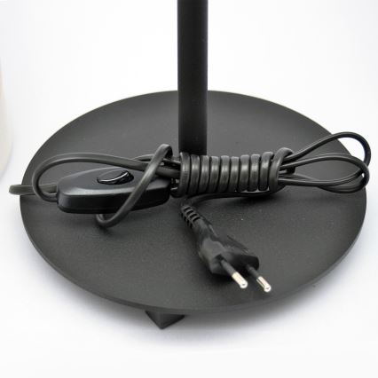 LED Lámpara de mesa HELEN 1xE27/15W/230V color crema/negro/dorado