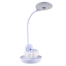 LED Lámpara de mesa infantil regulable DOG LED/2,5W/230V azul