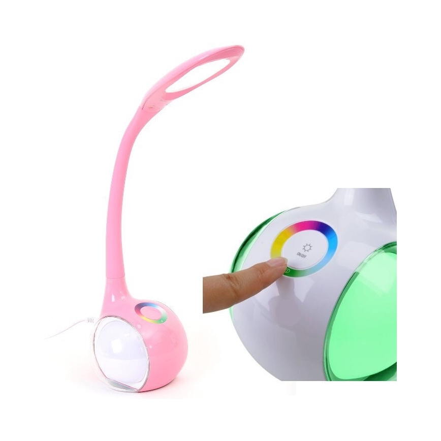 LED Lámpara de mesa LED/7W/230V rosa