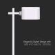 Lámpara de mesa LED magnética recargable y regulable 4en1 LED/3W/5V 3000-6000K 1800 mAh blanco