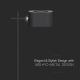 Lámpara de mesa LED magnética recargable y regulable 4en1 LED/3W/5V 3000-6000K 1800 mAh negro