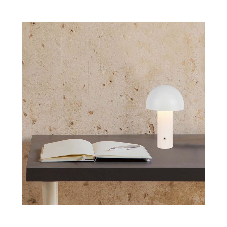 LED Lámpara de mesa táctil recargable y regulable LED/1W/5V 3000-6000K 1800 mAh blanco