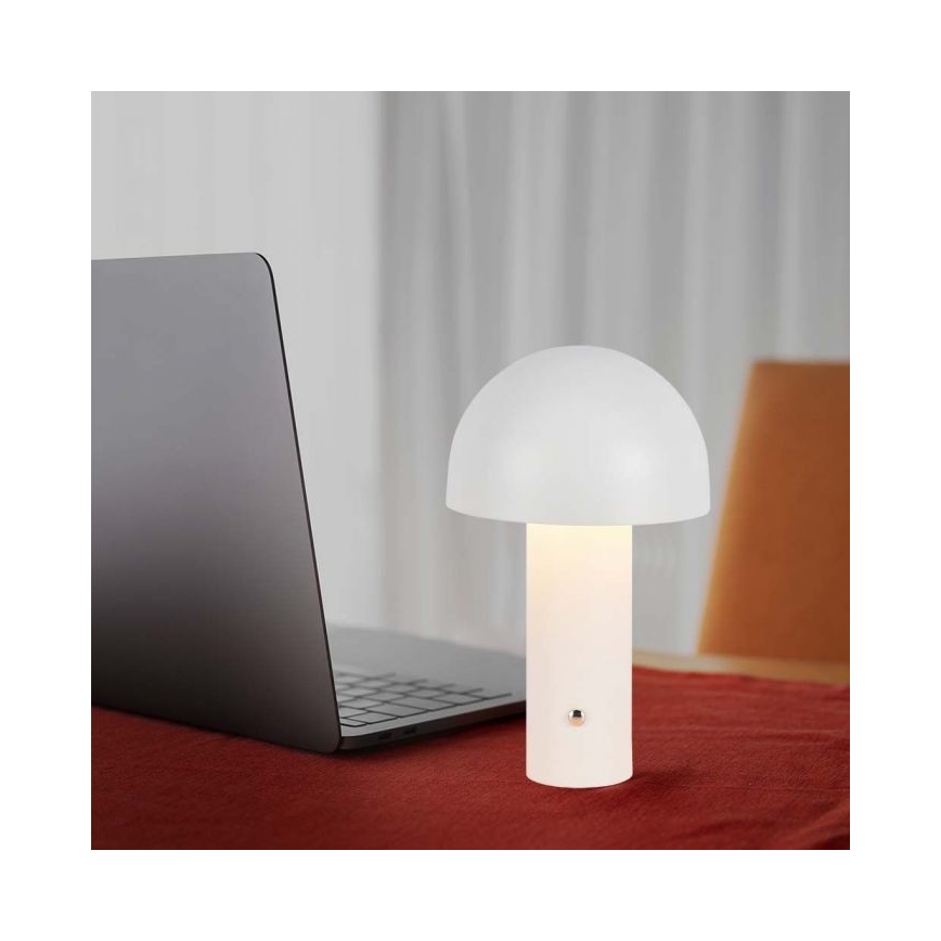 LED Lámpara de mesa táctil recargable y regulable LED/1W/5V 3000-6000K 1800 mAh blanco