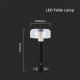 LED Lámpara de mesa táctil recargable y regulable LED/1W/5V 3000K 1800 mAh negro