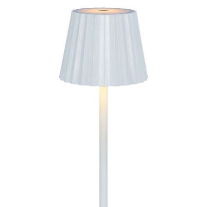 LED Lámpara de mesa táctil recargable y regulable LED/4W/5V 3000-6000K 1800 mAh blanco