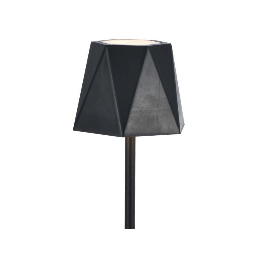 LED Lámpara de mesa táctil recargable y regulable LED/4W/5V 3000-6000K 1800 mAh negro