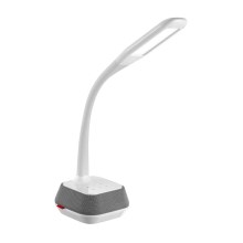 LED Lámpara de mesa regulable con altavoz de bluetooth y USB LED/18W/230V