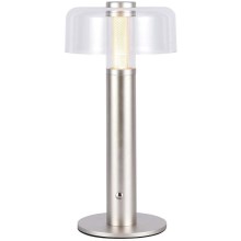 LED Lámpara de mesa táctil recargable y regulable LED/1W/5V 3000K 1800 mAh dorado