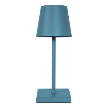 LED Lámpara de mesa táctil recargable y regulable LED/3,5W/5V 5200mAh azul