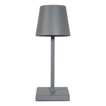 LED Lámpara de mesa táctil recargable y regulable LED/3,5W/5V 5200mAh gris