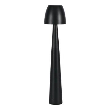 LED Lámpara de mesa táctil recargable y regulable LED/3W/5V 3000-6000K 1800 mAh negro
