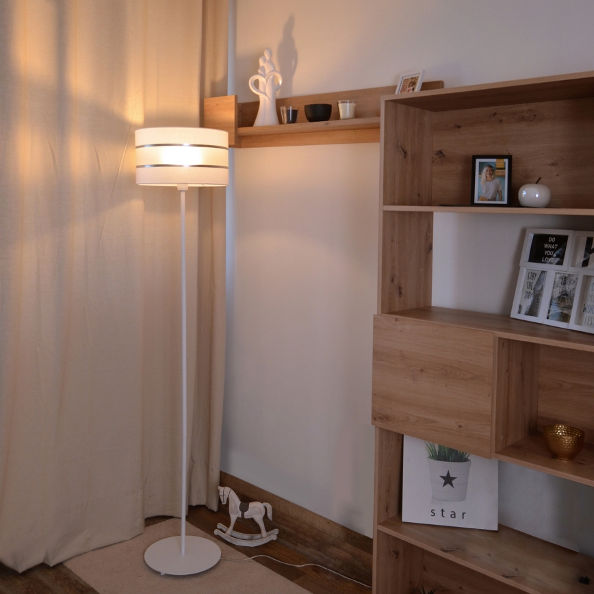 LED Lámpara de pie HELEN 1xE27/15W/230V blanco