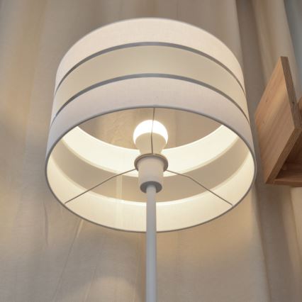 LED Lámpara de pie HELEN 1xE27/15W/230V blanco