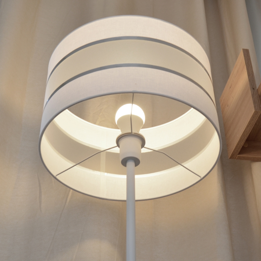 LED Lámpara de pie HELEN 1xE27/15W/230V blanco