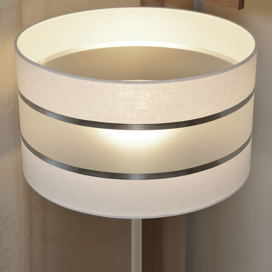 LED Lámpara de pie HELEN 1xE27/15W/230V blanco