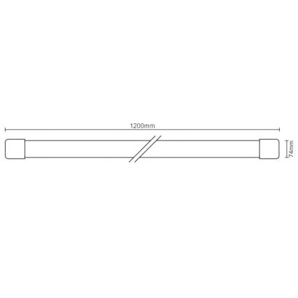 LED Lámpara fluorescente LED/36W/230V 4000K 120 cm