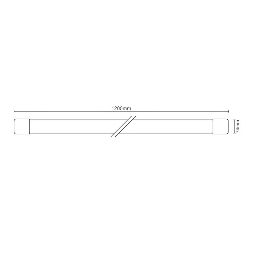 LED Lámpara fluorescente LED/36W/230V 4000K 120 cm
