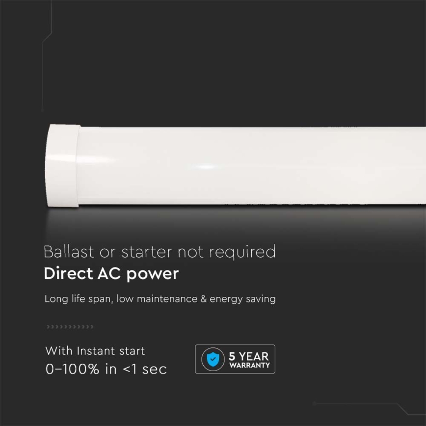 LED Lámpara fluorescente SAMSUNG CHIP LED/40W/230V 3000K 120 cm