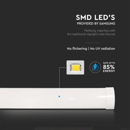LED Lámpara fluorescente SAMSUNG CHIP LED/40W/230V 3000K 120 cm