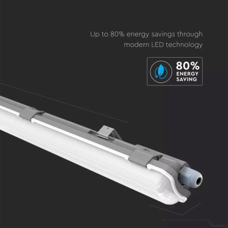 elemento Escarpa fluido LED Lámpara fluorescente técnica T8 1xG13/18W/230V 6400K 120cm IP65 |  Lampamania