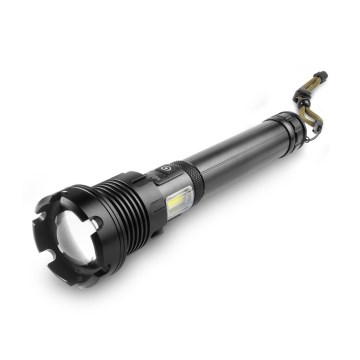 LED Linterna de aluminio recargable con power bank LED/4400 mAh 2200 lm IP44