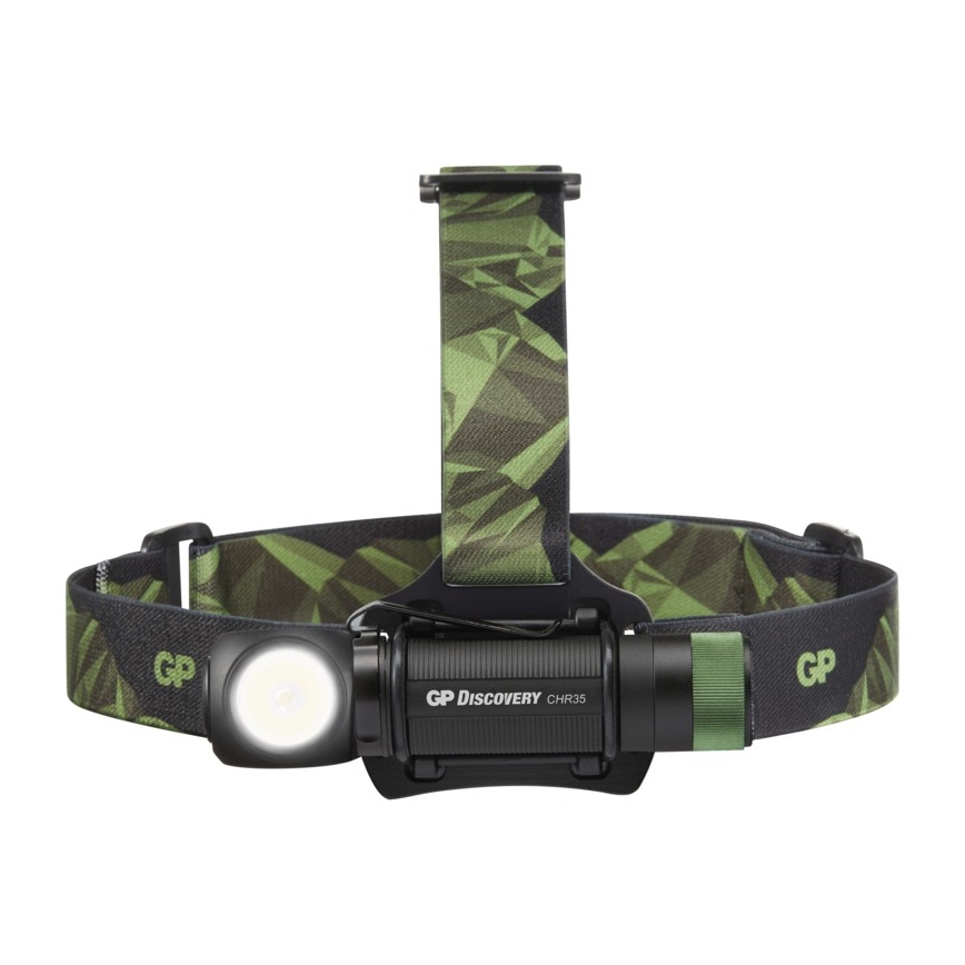 LED Linterna frontal GP DISCOVERY CHR35 LED/3,7V/2600mAh