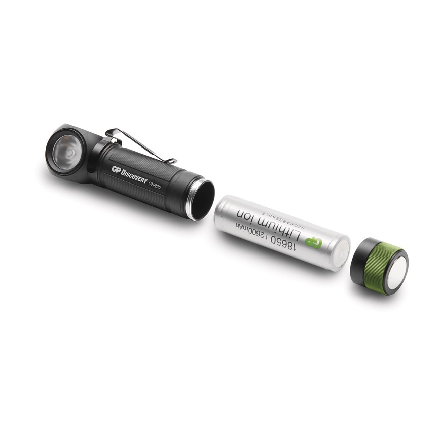 LED Linterna frontal GP DISCOVERY CHR35 LED/3,7V/2600mAh