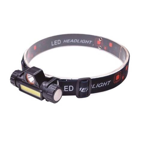 Solight WN32 − LED Linterna frontal recargable LED/3W/COB/USB