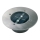 LED Luz solar empotrada con sensor LED/0,12W/2xAAA IP67 acero inoxidable círculo